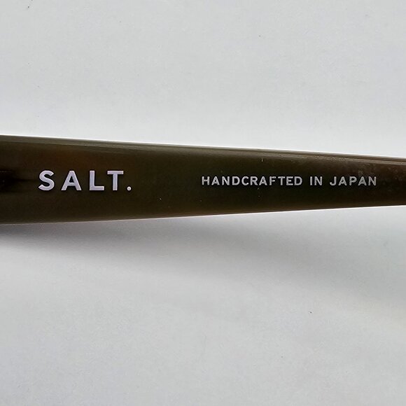 Salt Optics Dirk Tweed Moss Eyeglasses Frame w/ Case Japan 52-17-140 - Picture 9 of 16